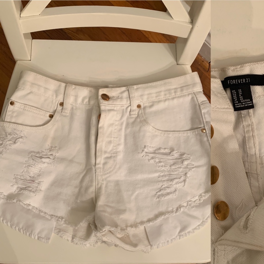 Denim shorts